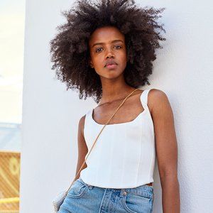 NWT Brock Collection x H&M cotton corset top